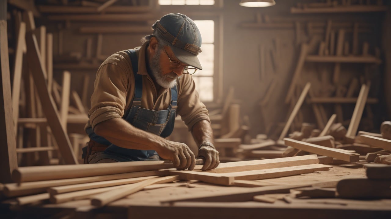 ai generated, man, carpenter Maga Construction | Sydney, Australia